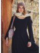 Boat Neck Maxi Bell Sleeve Dress