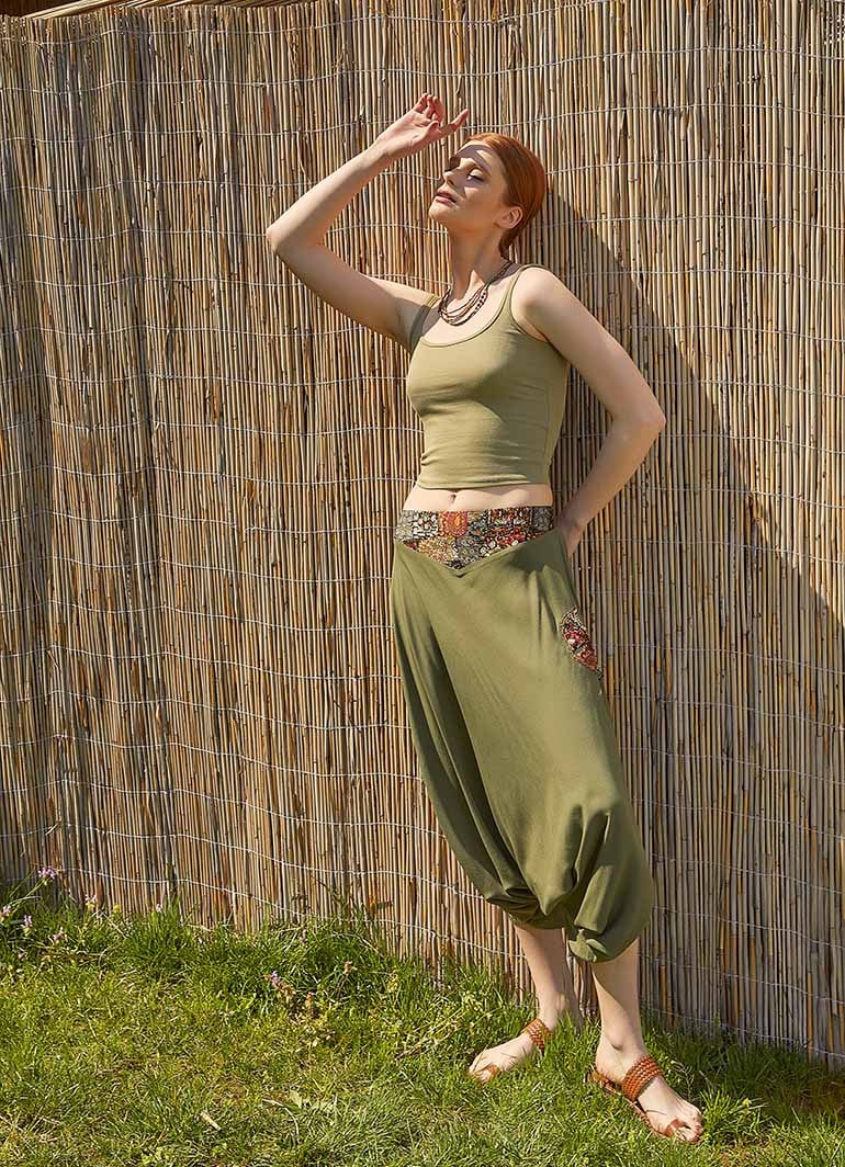 Plus Size Women's Loose Yoga Floral Print Baggy Loose Harem Pants Indian  Style High Waist Wide Legs Pants - Walmart.com