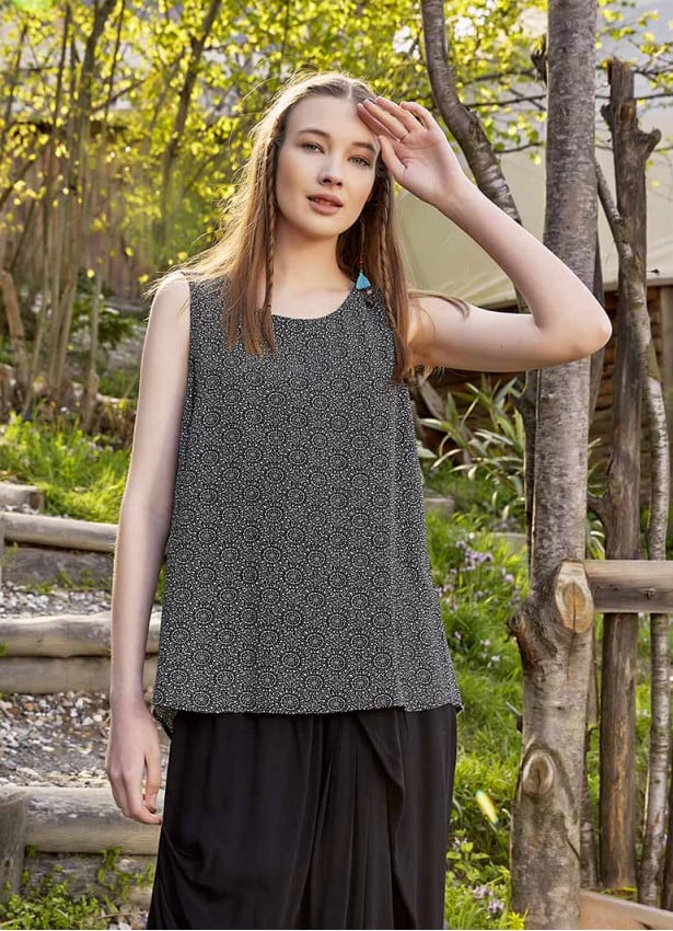 Tribal Pattern Summer Top