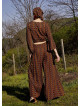 High Rise Wide Leg Mustard Rug pattern Palazzo Pants