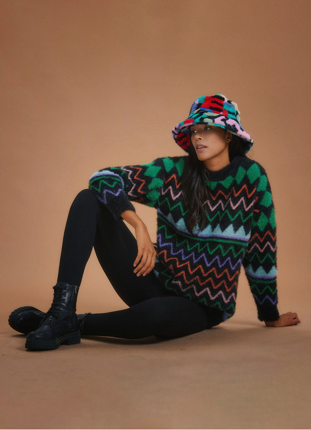 Multicolored Bucket Women's Hat