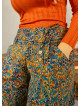 Patterned Tie Banded Waist Low Rise Culottes