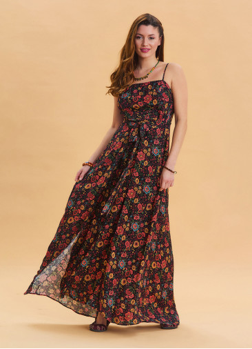 thin flowy dress Paloma Polka Dot Midi Dress main image 1