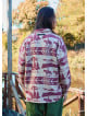 Loose Cut Long Sleeve Authentic Patterned Mens Shirt 4771