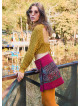Mustard Womens Knitwear with a Low Cut Back 4745