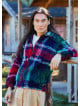 Relaxed Cut Long Sleeve Green Mens Shirt 4777