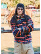 Relaxed Cut Long Sleeve Navy Blue Mens Shirt 4774