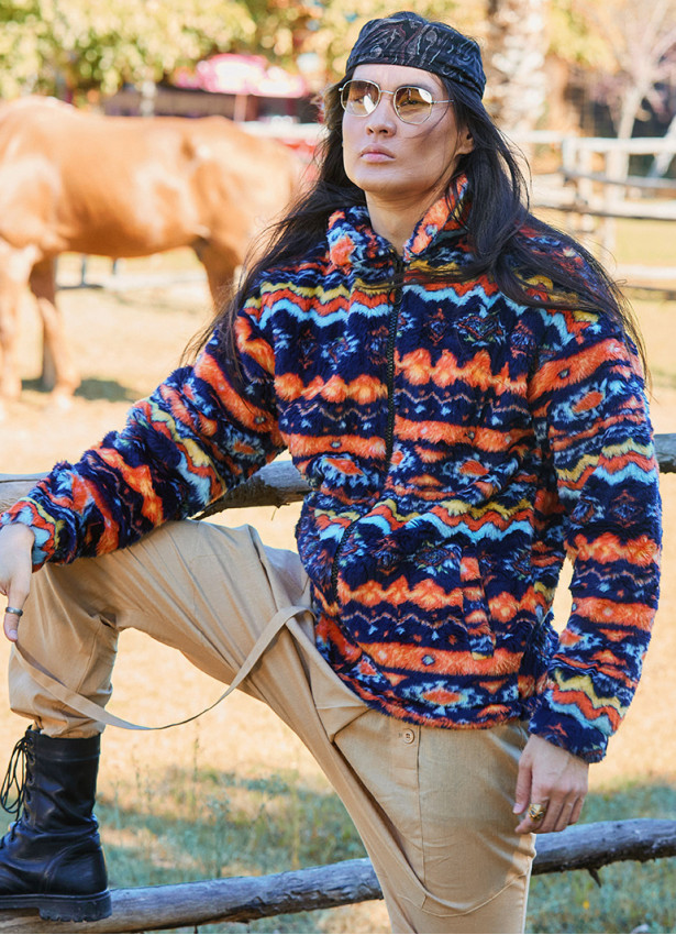Relaxed Cut Long Sleeve Navy Blue Mens Shirt 4774