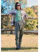 Rope Detailed Buttoned Elastic Waist Mens Earth Trousers 4780