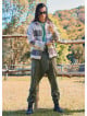 Rope Detailed Buttoned Elastic Waist Mens Earth Trousers 4780