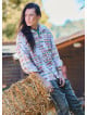 Relaxed Cut Long Sleeve White Authentic Mens Shirt 4773