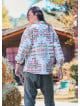 Relaxed Cut Long Sleeve White Authentic Mens Shirt 4773