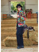 Relaxed Cut Long Sleeve Yellow Men's Shirt 4776