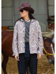 Relaxed Cut Long Sleeve Beige Mens Shirt 4770