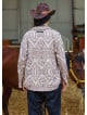 Relaxed Cut Long Sleeve Beige Mens Shirt 4770