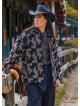 Relaxed Cut Long Sleeve Authentic Patterned Mens Shirt 4769