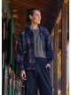 Relaxed Cut Long Sleeve Ethnic Patterned Mens Shirt 4768