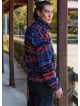 Relaxed Cut Long Sleeve Orange Mens Shirt 4775