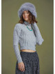 Plush Gray Hat