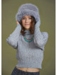 Plush Gray Hat