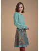 Authentic Patterned Short Wrap Skirt