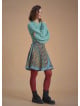 Authentic Patterned Short Wrap Skirt