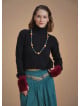 Cable Knit Black Winter Sweater