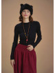 Slim Fit Black Winter Sweater