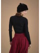 Slim Fit Black Winter Sweater