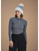 Slim Fit Anthracite Winter Sweater