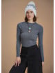 Slim Fit Anthracite Winter Sweater