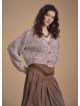 Boho Chic Cable Knit Crop Cream Cardigan