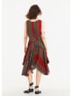 Asymmetrical Skirt Detail Etnic Print Dress