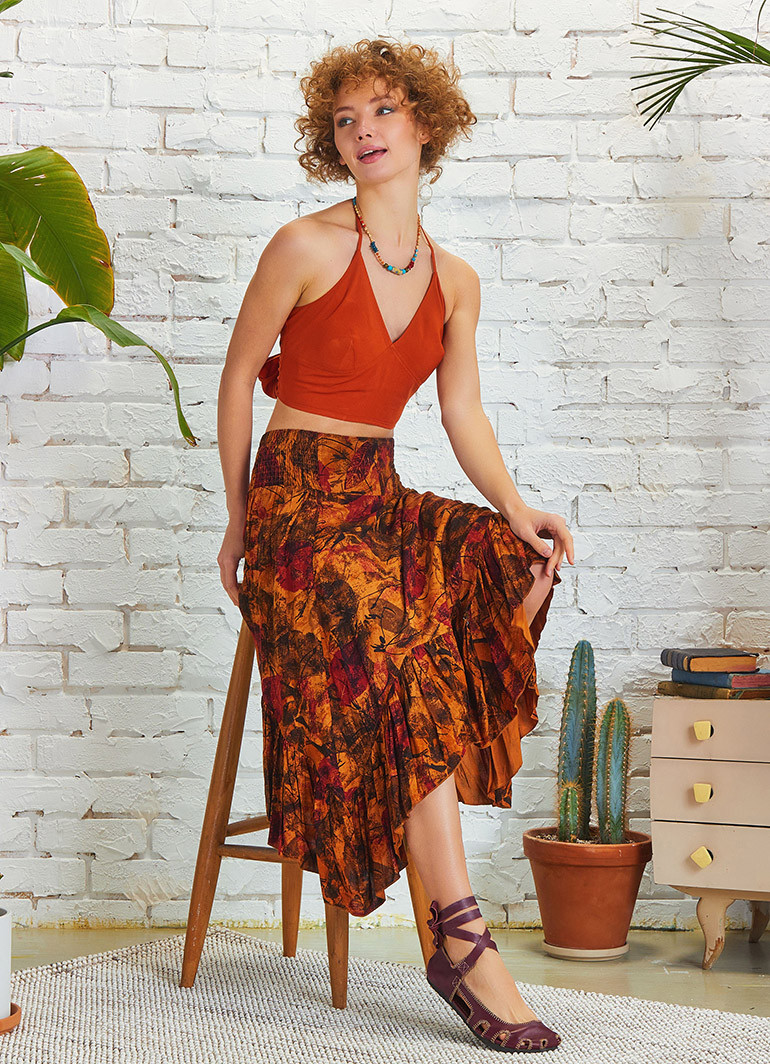 Gypsy skirt midi shop