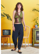 Stylish Black Trousers With Elastic Waist