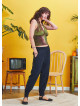 Stylish Black Trousers With Elastic Waist