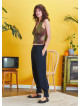 Stylish Black Trousers With Elastic Waist