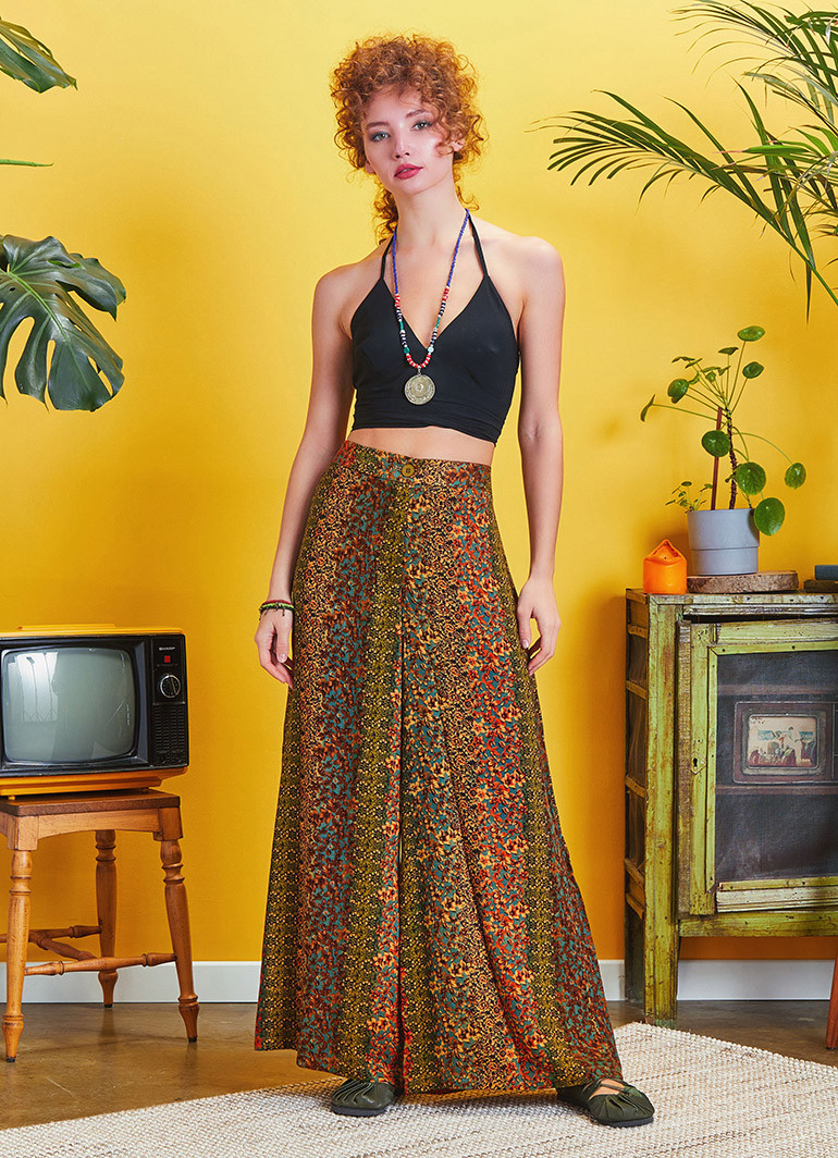 Boho Style Casual Flowy Harem Pants