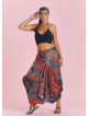 Gypsy Style Ethnic Print Cotton Long Skirt