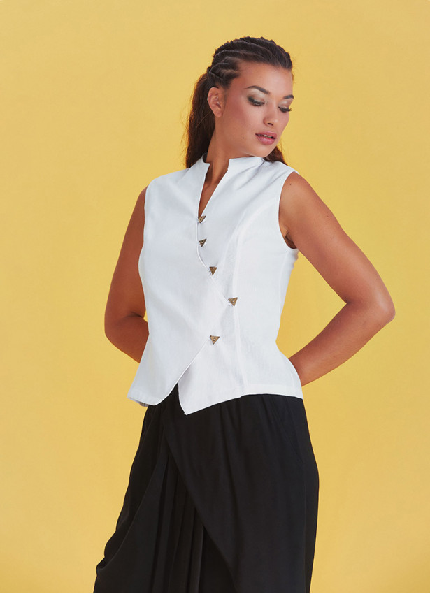 Gypsy Style Boho Wholesale White Shirt