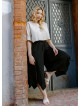 Boho Style Boat Neck Loose Plus Size Top