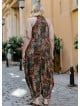 Wrap Front Cowl Neck Plus Size Dress