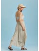 Asymmetrical Hem Detail Hippie Style Cotton Long Skirt