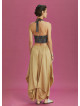 Asymmetrical Hem Detail Hippie Style Long Skirt