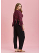 Drop Crotch Black Pleated Plus Size Summer Pants