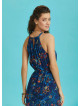 Floral Halter Neck Summer Dress