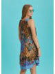 Green Print Front Pocket Detail Sundress