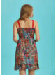 Frill Hem Gypsy Style Orange Maternity Sundress