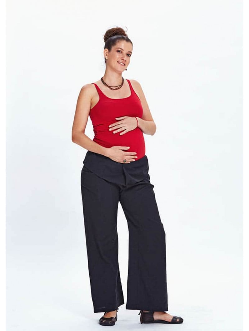 Thai Fisherman Black Maternity Pants