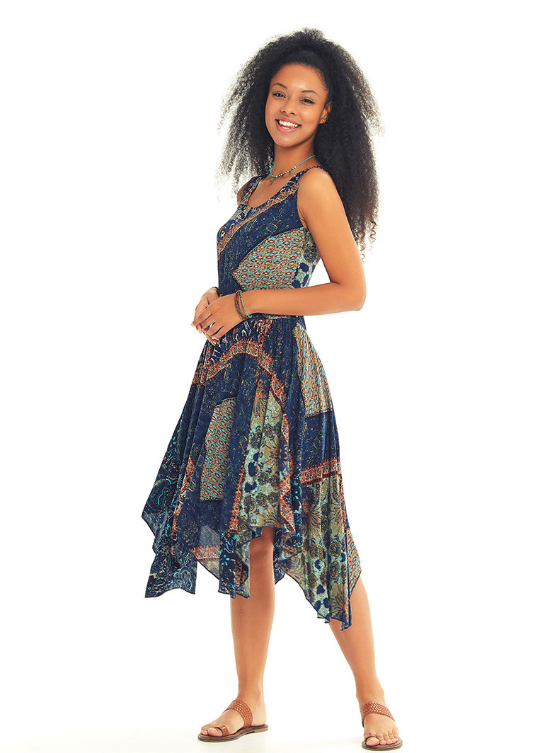 Midi Summer Dress | Wholesale Boho Clothing